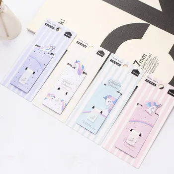 

2 Pcs Magnetic bookmark Fairy unicorn Book Mark paper Bookmark School Office Supplies stationery