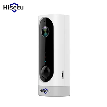

Hiseeu IP Camera Wire-Free PIR HD Battery Wifi Camera Rechargeable Two Way Audio TF Card Indoor Wide View Angle