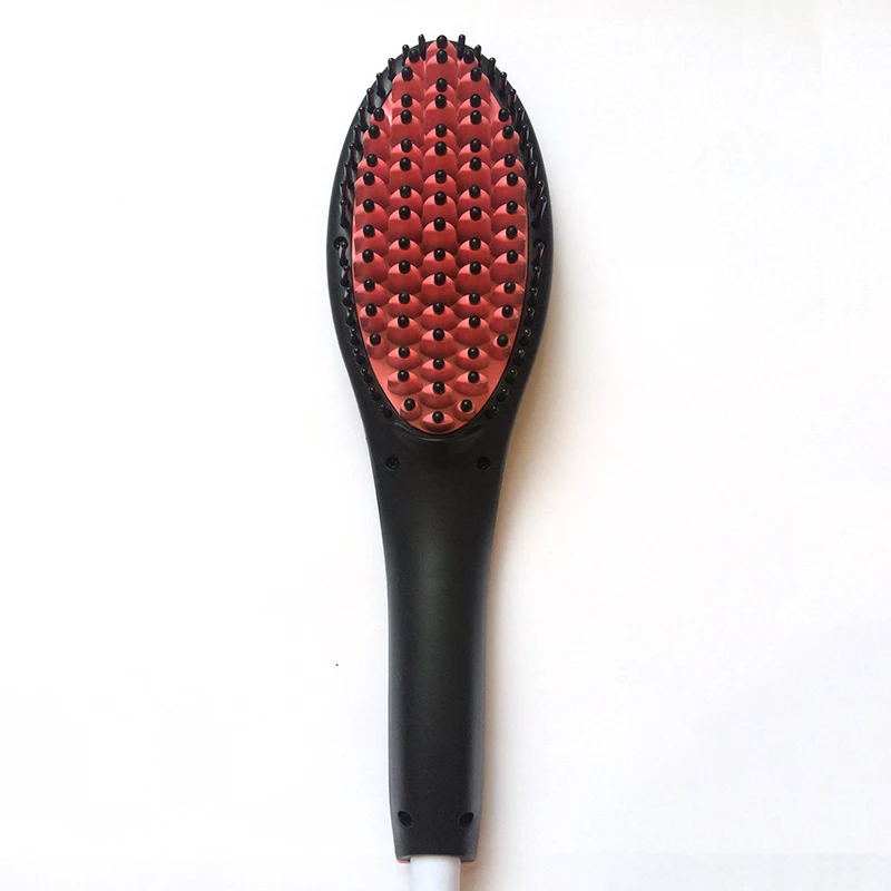 Hair Straight Electric Brush Handheld Ceramic Professional LCD Display Fast Straightener Professional Hair Straightener Comb-4
