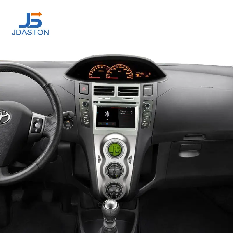 Автомобильный DVD плеер JDASTON Android 10 для Toyota Yaris 2005 2011 GPS навигация 2 Din автомагнитола