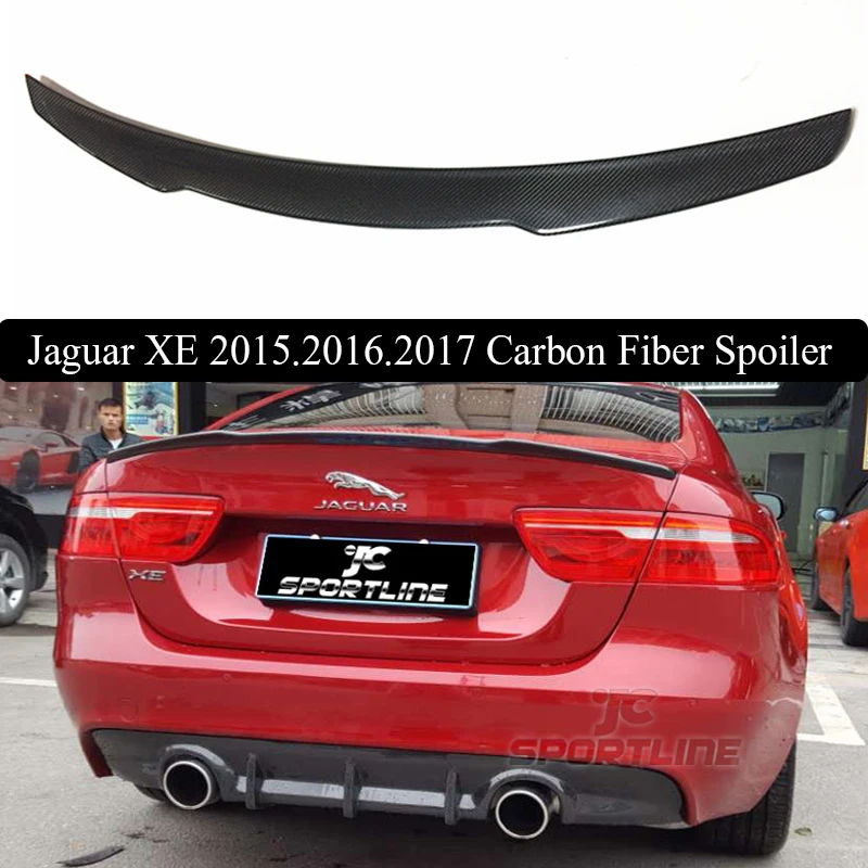 For Jaguar XE 2015.2016.2017 Rear Wing Spoiler Carbon Fiber Brand New