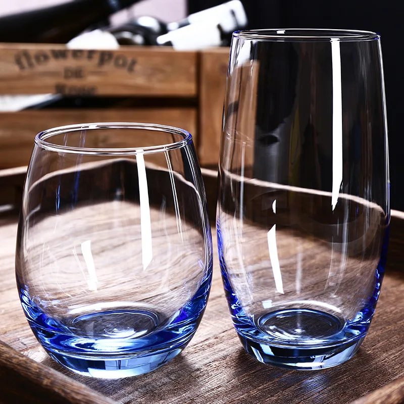 

Wine Glass Shatterproof Plastic nbreakable PCTG Red Wine Tumbler Glasses Cups Reusable Transparent Fruit Juice Beer Cup