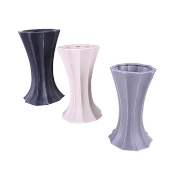 

Solid Color Simple Flower Vase Home Decoration Living Room Desktop Vase Ceramic Flower vasos para jardim Modern vaso de flor