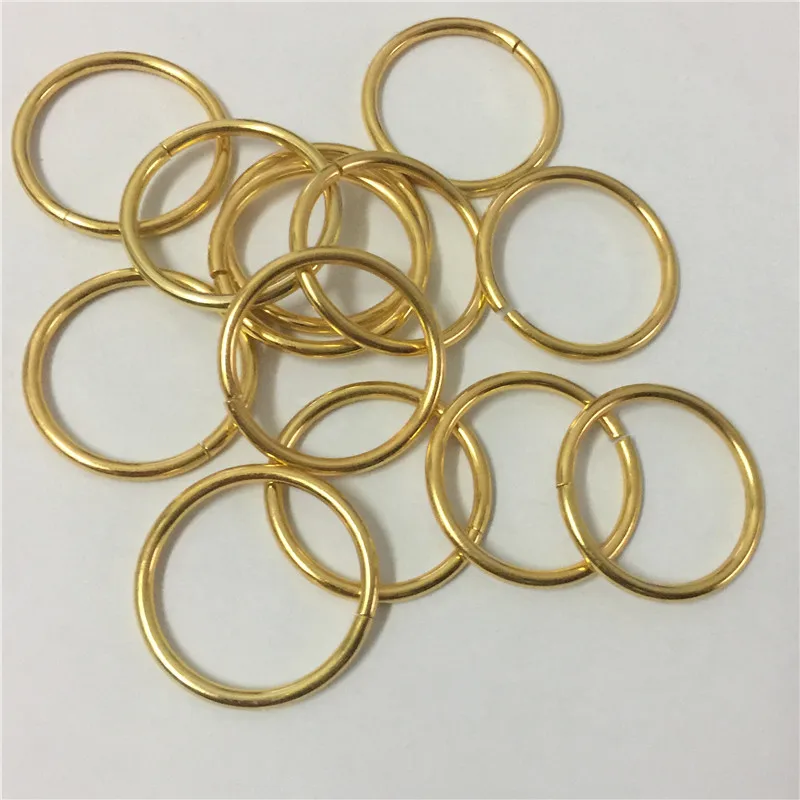 20 мм золото металл не сварные металлические уплотнительное кольцо Пряжка