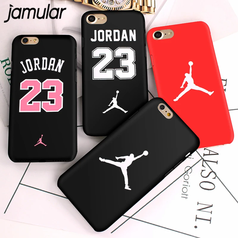 

Fashion Slim NBA Matte Case For iPhone 7 6 6S Plus Hard Plastic Back Cover Jordan Case For iphone 7 Plus 6 6s Plus 5s SE Cover