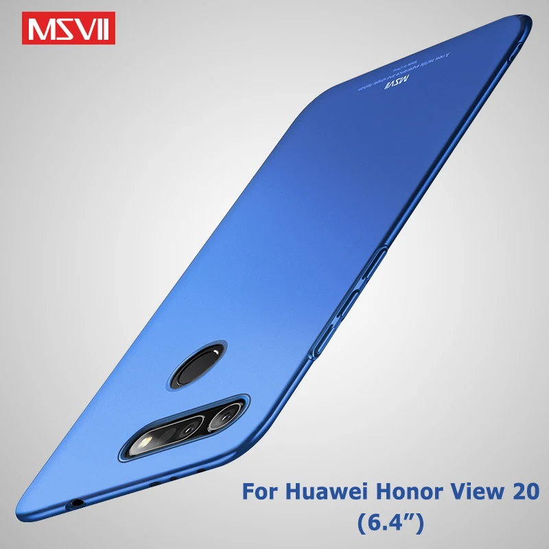 Honor 20 Pro Чехол Msvii Тонкий матовый чехол для huawei Honor 20 10 Lite 20i Чехол Жесткий PC чехол для huawei Honor View 20 V20 чехол s