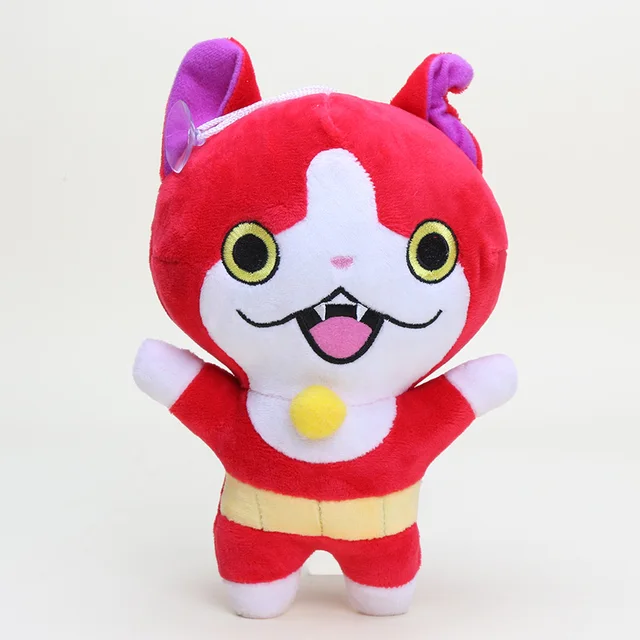 20cm Watch Jibanyan Komasan Whisper Kawaii Youkai Plush Toys Yo Kai Yokai Watch Soft Stuffed