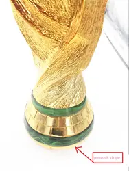 Горячая Распродажа мраморный эффект наивысшего качества Полный размер 37 см 1:1 Бразилия Кубок мира трофей 2014 Футбол Чемпион Award
