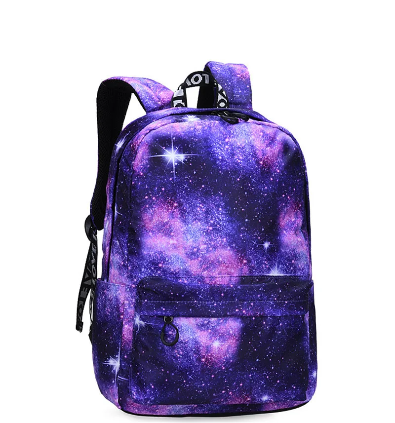 Модный Фиолетовый женский рюкзак ученические сумки для путешествий школьная сумка для девочек рюкзаки большой емкости рюкзак два размера Mochila Infantil
