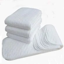 Детские подгузники многоразовые детские тканевые подгузники для новорожденных подгузники Вставка 3 слоя хлопок моющаяся продукция по уходу за младенцами