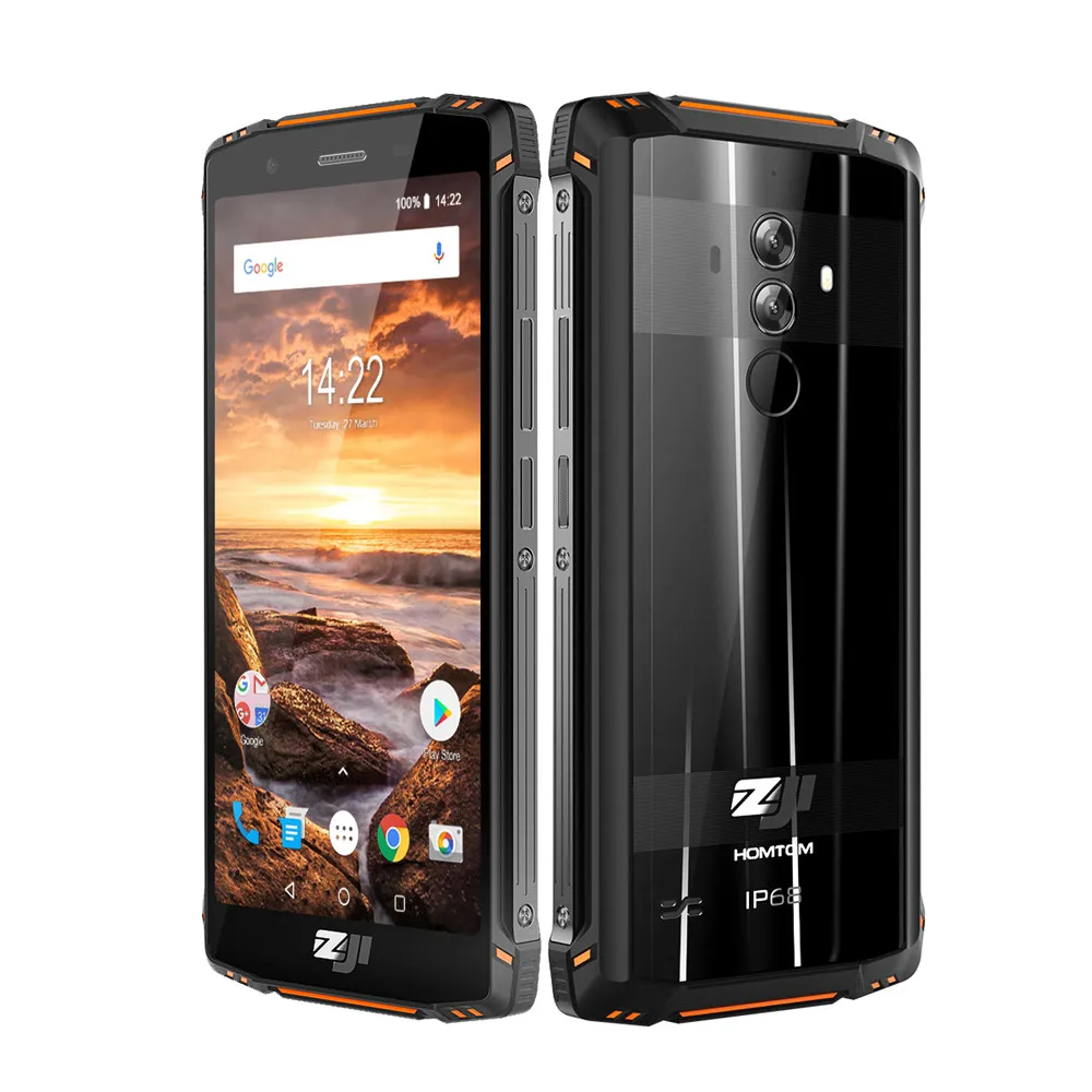  HOMTOM ZJI ZOJI Z9 Helio P23 IP68 Waterproof 4G LTE Smartphone Octa Core 5.7 inch 6GB RAM 64GB ROM 