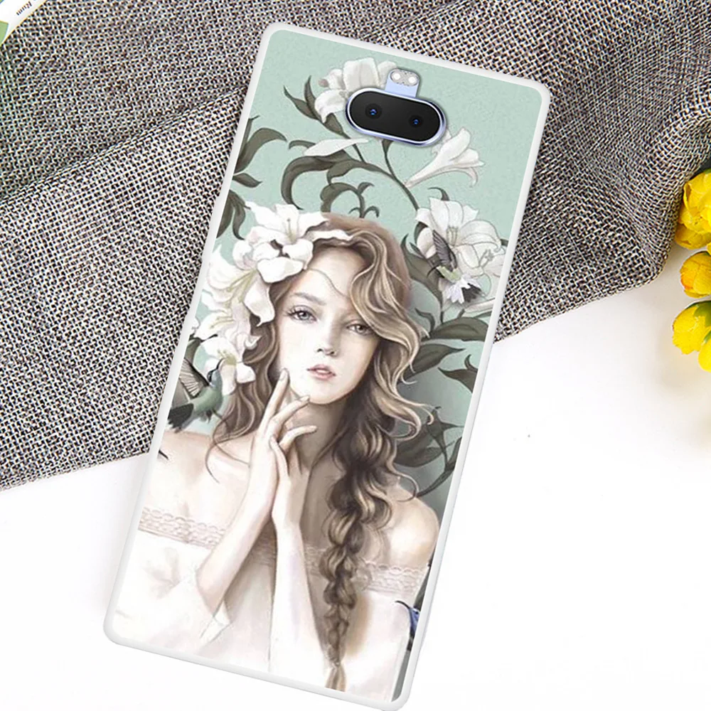 Модный чехол для телефона с милыми мультяшными животными Sony Xperia Xa3 Xa2 Xa1 Ultra L1 XZ3