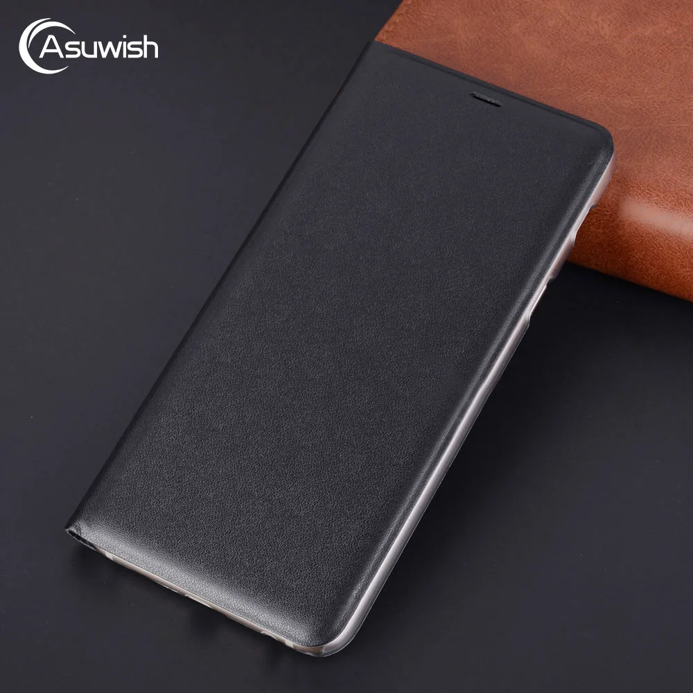 Кожаный чехол книжка для Samsung Galaxy A6 2018 A 6 Plus A6plus SM A600 A605 A600F A600FN A605F A605FN A6|Бамперы| |