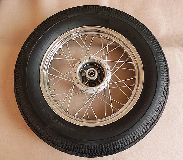 5,00-16 Передние Задние колесные диски для мотоциклов шины внутренняя труба с Тормозная Звездочка диск ротор ступица
