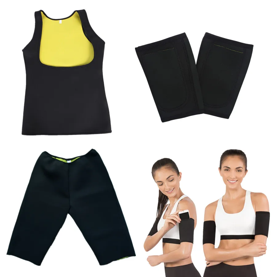 

Slimming Pants Vest Neoprene Body Shapers Belt Sweat Sauna Modeling Strap Waist Trimmer Trainer Arm Sleeves Corset Shapewear