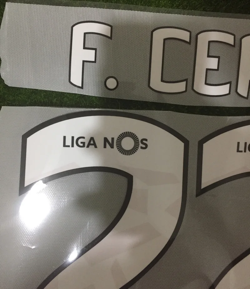 Primeira Liga Nameset Benfica F. cervi с коротким ворсом с принтом Настроить DIY Nameset футбольная нашивка