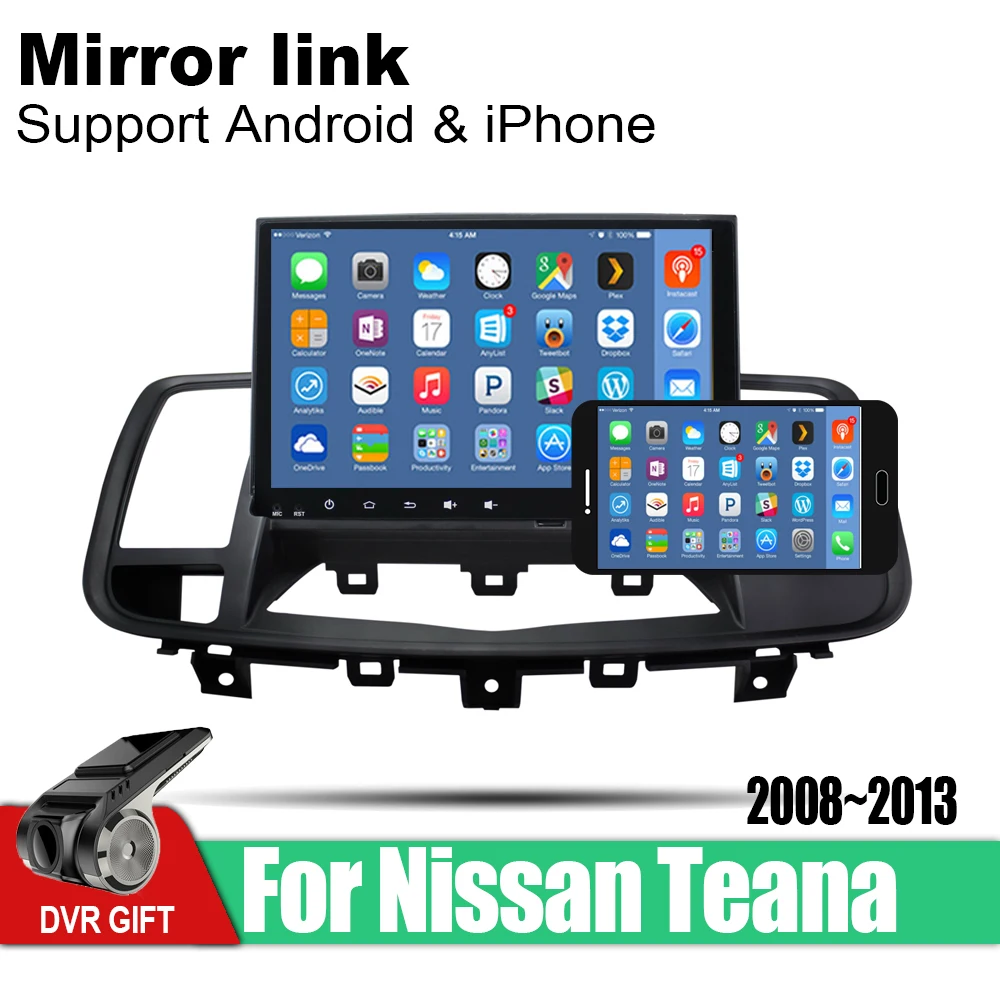 Flash Deal ZaiXi Android Car 2 din multimedia GPS Navigation For Nissan Teana 2008~2013 vedio stereo Radio audio wifi video map video 5