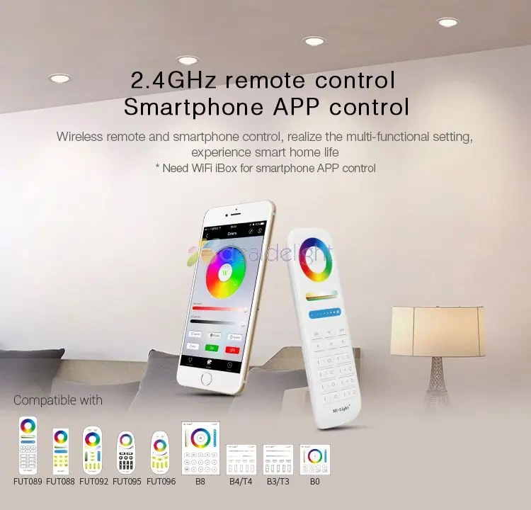 Светодиодный светильник Milight 18 Вт RGB + CCT FUT065|Полочные светильники| |