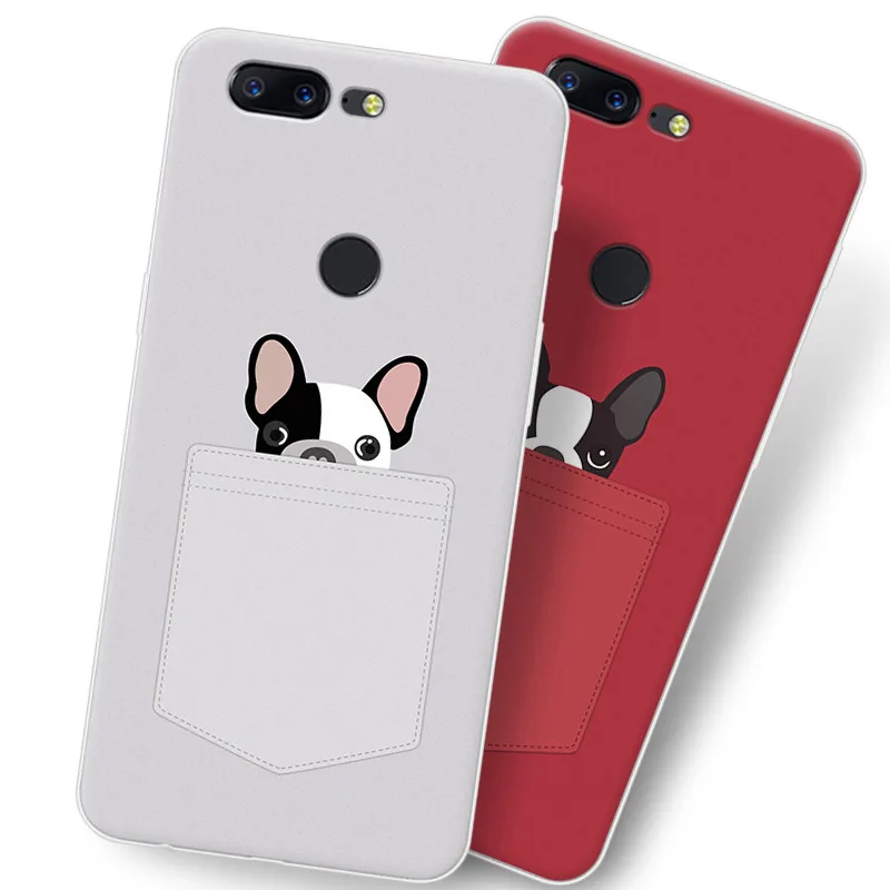 Для OnePlus 5 т purecolor милый мультфильм окрашены Мягкие TPU Shell задняя крышка для т|case