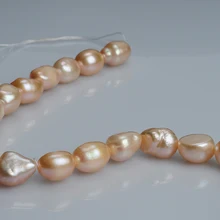 Натуральный пресноводный жемчуг барокко розовый 9-10 мм 15 дюймов DIY ожерелье браслет серьги