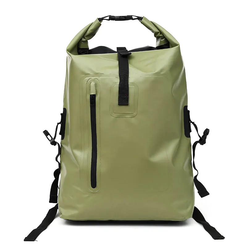 Portable Solid Color 30L Large Capacity Outdoor Camping Hiking Equipment Backpack Dry Storage Bag Drifting Kayak Diving | Спорт и