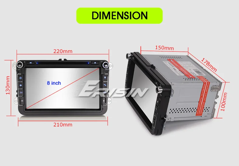 Sale 7" Win8 Autoradio Car GPS Navigation 3G DVD DAB+ System for VW Jetta Golf EOS Seat ES8115V 20