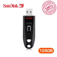 SanDisk usb флэш-накопитель ультра cz48 U диск 128 ГБ 100 МБ/с. накопитель USB3.0 stick для рабочего стола ноутбука Нетбуки (sdcz48-128g-z46)