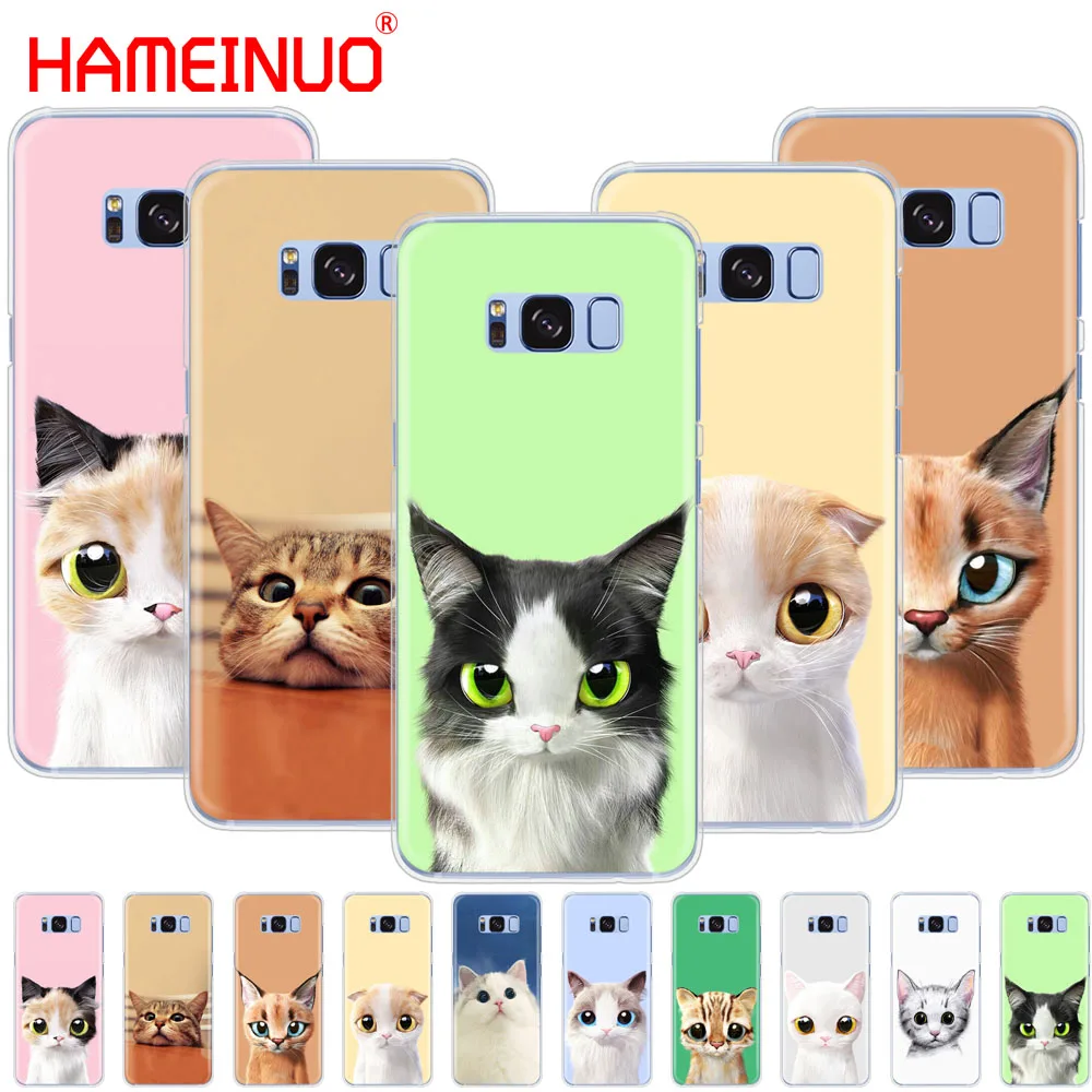 

HAMEINUO Cute Cat Landscape animal cell phone case cover for Samsung Galaxy E5 E7 Note 3,4,5 8 ON5 ON7 grand G530 2016