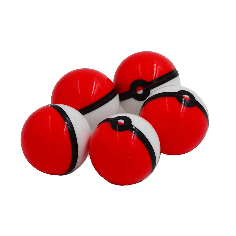 

500pcs 6ml Pokeball jars Silicone Concentrate oil Container butane oil Non stick Wax Oil Jars Dab Slick oil herb jar Pokeballs