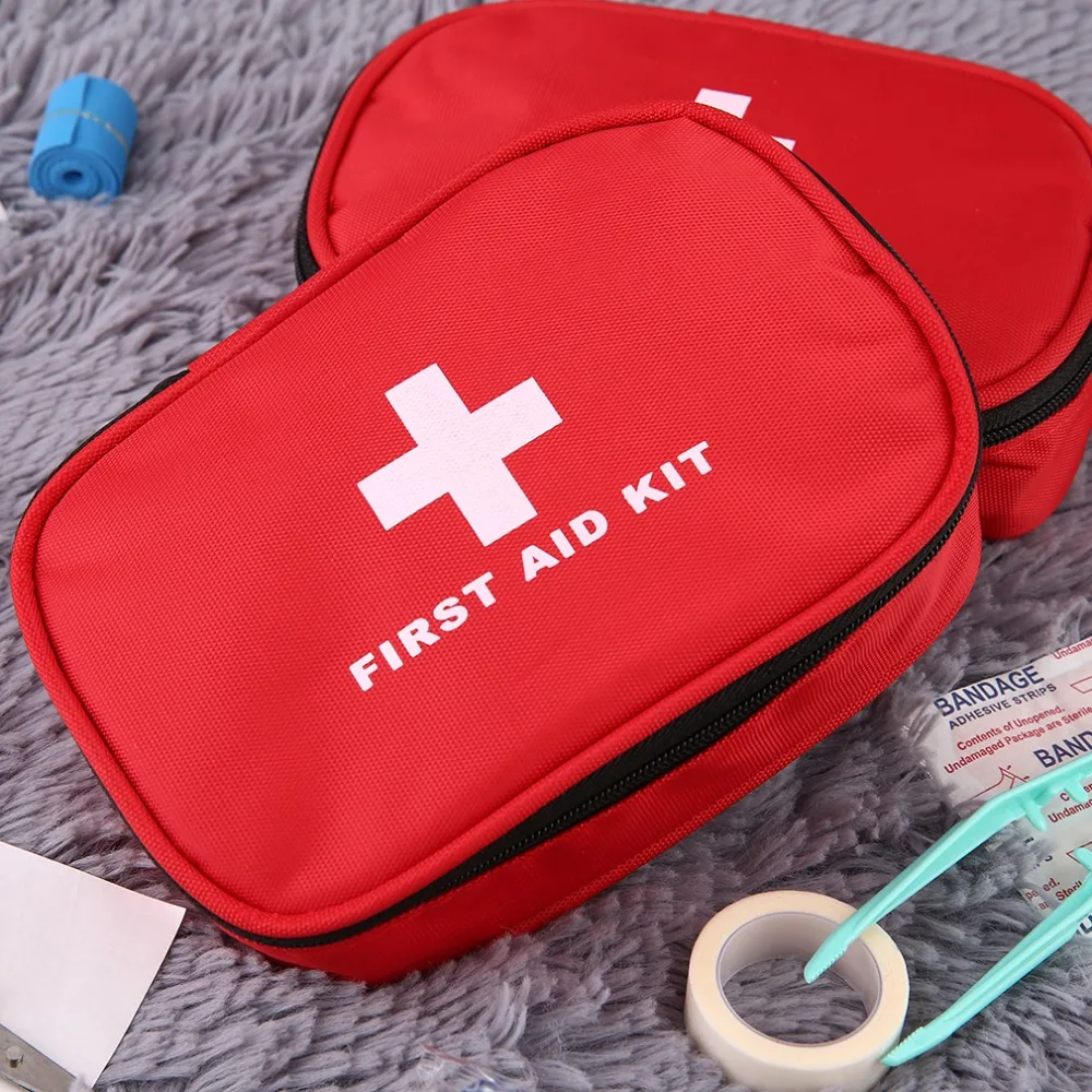 

First Aid Kit Emergency Survival Medical Rescue Bag Treatment Case Home