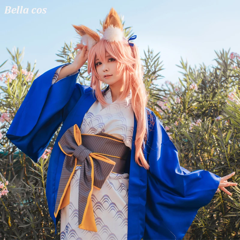 Индивидуальный размер Fate Grand заказ третий юбилей tamamo no Mae/Kiyohime/Fate X костюм кимоно для косплея платье аниме одежда наряды