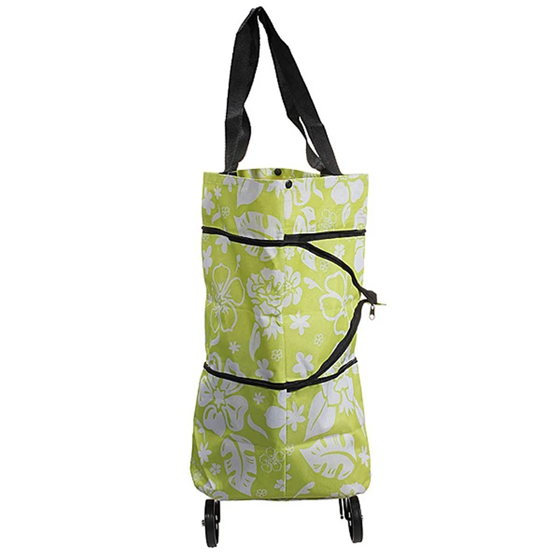 

Foldable shopping trolley, Large easy foldable shopping bag Trolley transport trolley with 2 wheel