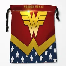 Custom wonder woman logo Drawstring Bags Custom Storage Bags Storage Printed gift bags More Size 27x35cm Compression Type Bags