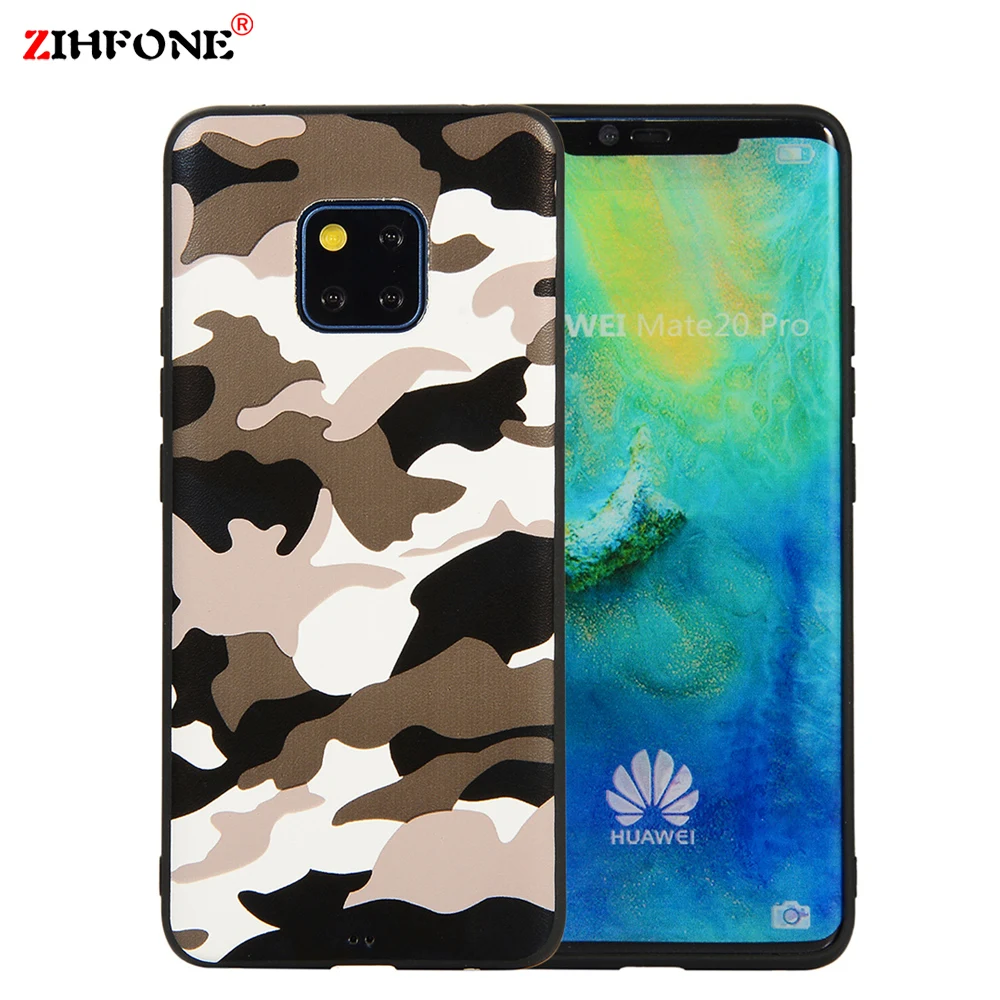 

Army Camo Camouflage Case For Huawei P30 Soft TPU Silicone Phone Cases Back Cover Fundas For Huawei Mate 20 Lite P30 Pro Case