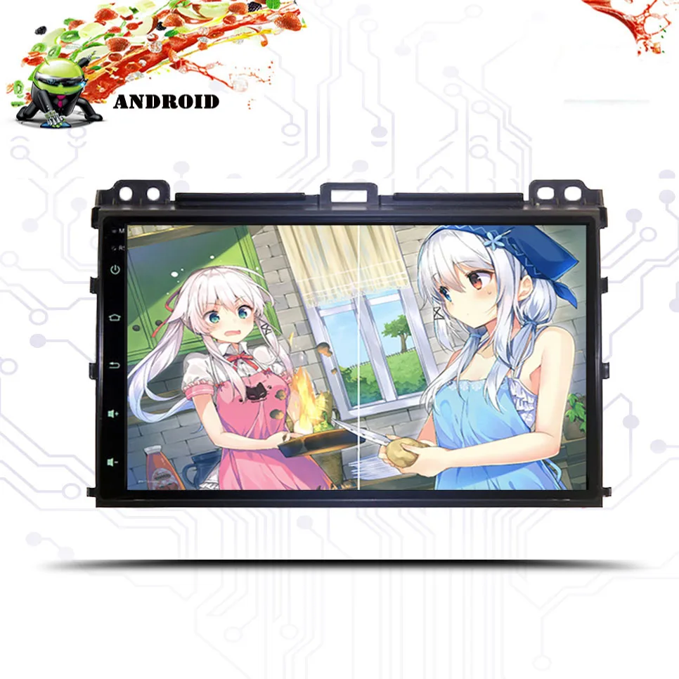 Cheap 4G+64G Android 9.0 Car DVD Player for Toyota Prado 120 Land Cruiser 2004-2009 2din Radio GPS Navi Multimedia Stereo Audio Player 5