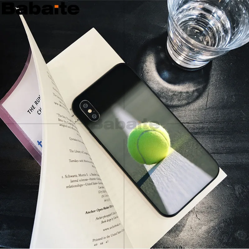 Babaite спорта тенниса рукоделие принт рисунок телефона чехол для Apple iPhone 8 7 6 6S Plus X XS MAX 5 5S SE XR чехол
