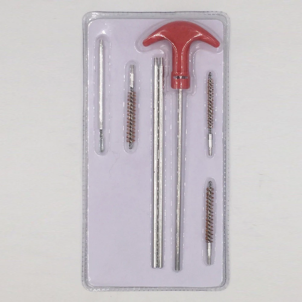 Air gun air rifle air soft cleaning kit cleaning pad / rod / brush .177