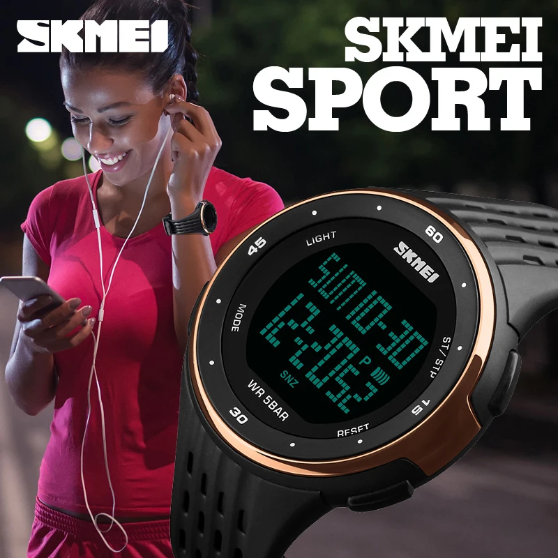 

SKMEI Luxury Brand LED Digital Watch Men Sports Watches Waterproof Women Casual Electronics Wristwatches Reloj Inteligente Mujer