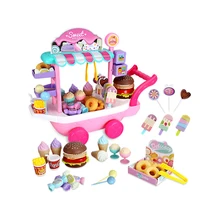 Ролевые игры кухонные игрушки для детей Oyuncak мини мороженое Конфета корзина дом автомобиль вращающаяся игрушка