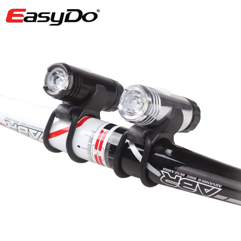 EasyDo Bike MTB LED Head Light EL-500F High//Low//Flashing USB Rechargeable Black