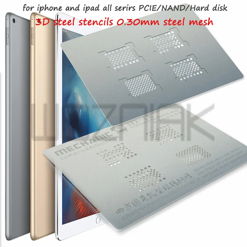 Механик 3D 4X PCIE для Iphone и Ipad Все Serirs NAND жесткий диск стальные трафареты 0 30 мм