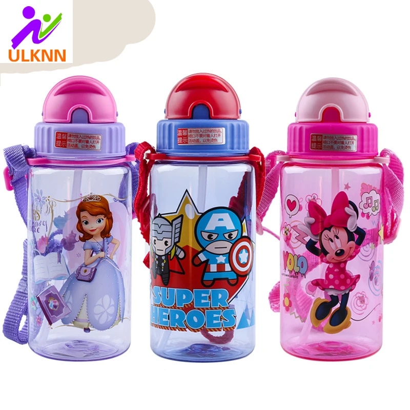 420ML Child Bottle Water Drinking Fashion Multi Color Popular Glass