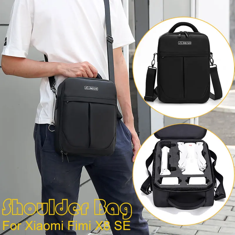 

New Upgrade Travel Case Carring Shoulder Bag For Xiaomi FIMI X8 SE Portable Handheld Carrying Case Bag Waterproof Accessories