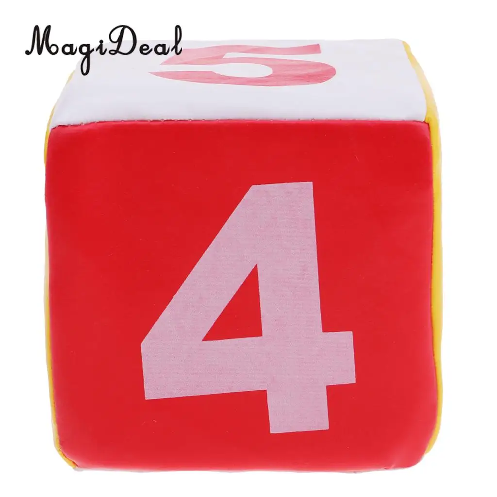 Sponge Dice Foam Dot Dice Playing Dice for Enlightenment Cognition 1-6 Spots