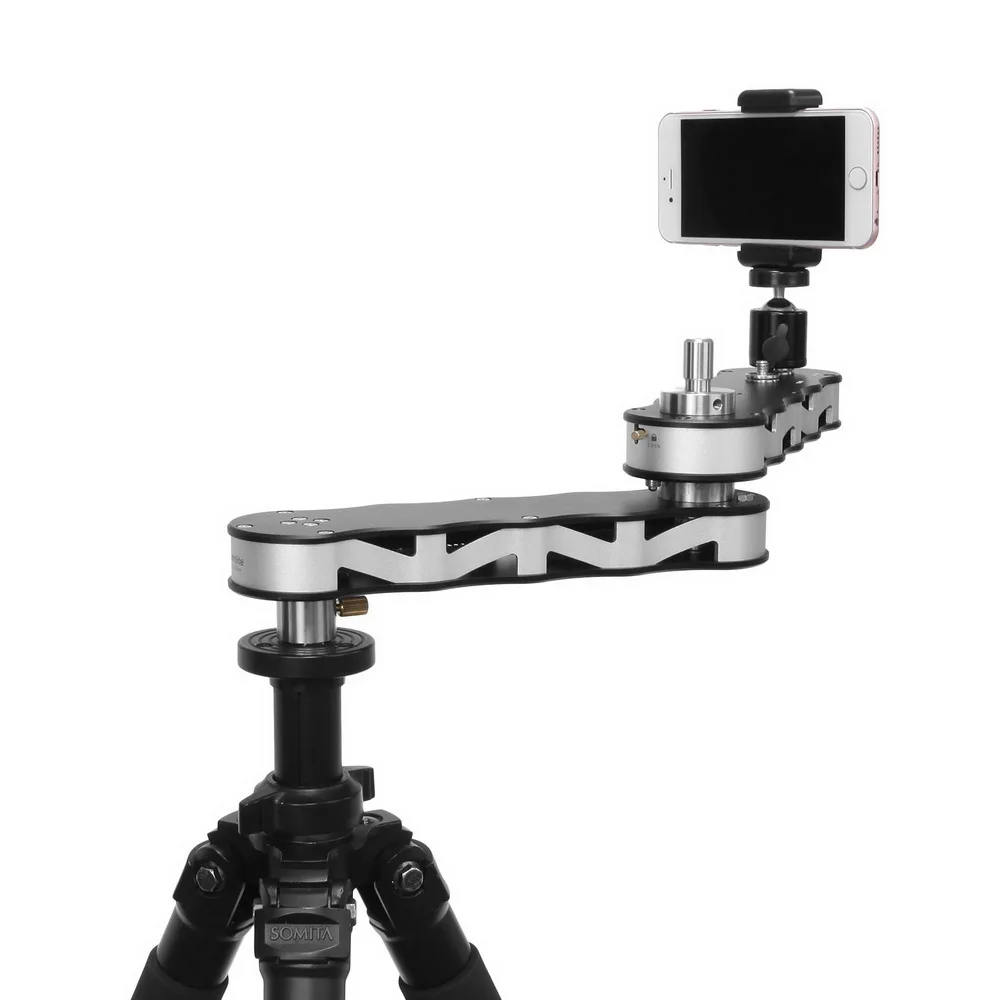 Portable Camera Video Slider Rail Track Arm with Panning Linear Motion