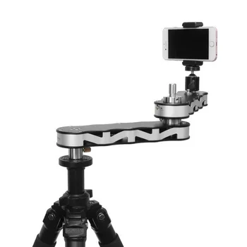 

Portable Camera Video Slider Rail Track Arm with Panning Linear Motion 4x Distance for DSLR GoPro Action Cameras Smartphone