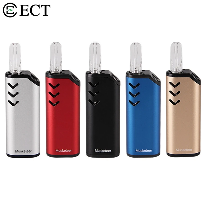 

ECT Mini Vape Adjustable Box Kit 650mah Preheat Battery 510 Thread Mini 0.5ml Hookah Vaporizer E Cigarette Kit Cbd Oil With Tank