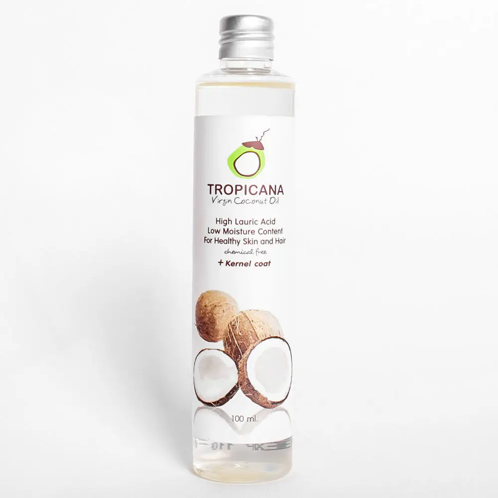 Tropicana天然有機バージンココナッツオイルタイ冷たい押されたヤシオイルスキンケア ヘアケア純粋なエッセンシャルオイル100ミリリットル Pure Essential Oils Essential Oilscoconut Oil Aliexpress