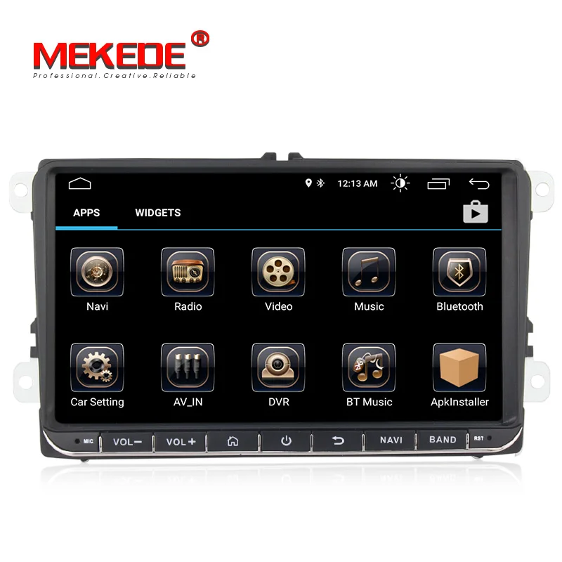 Excellent MEKEDE 9inch Touch screen Android8.1 car Audio for  passat b7 b6 golf 5 polo tiguan octavia support GPS navi Ipod BT radio mic 1