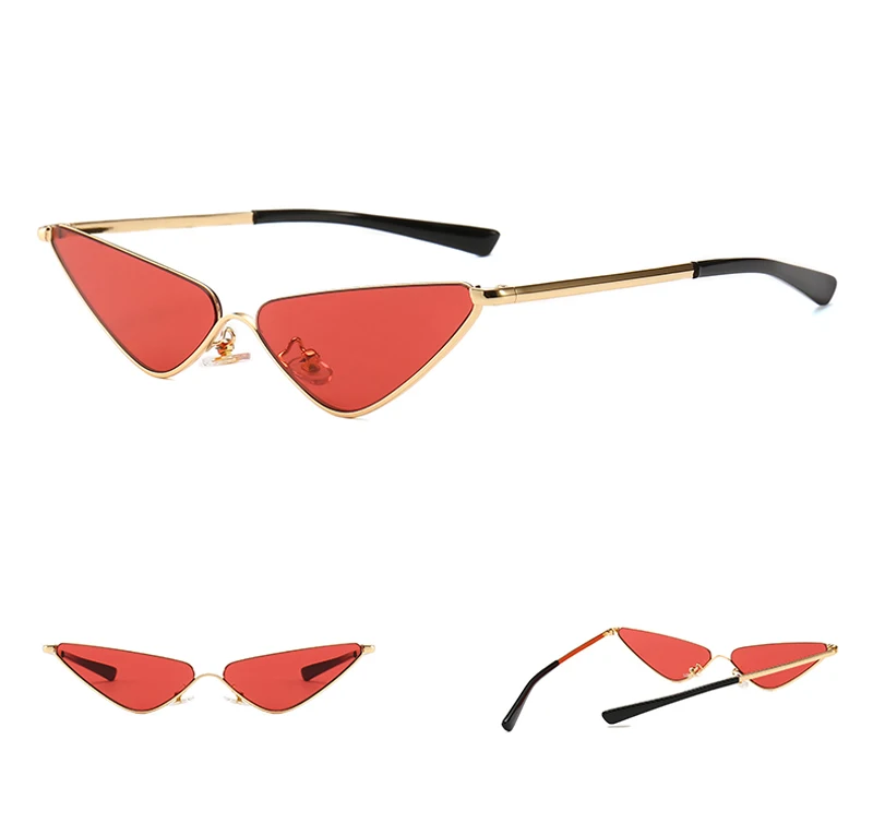 Metal Cat Eye Sunglasses Female detail (12)
